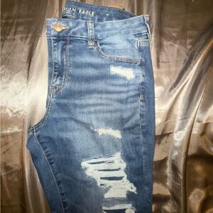 American Eagle Distressed Blue Jeans